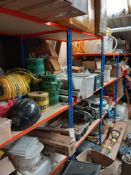 5x Bays of Steel Boltless Steel Shelving and Contents Located on Mezzanine