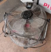 Mylek Floor Fans - Located on Mezzanine