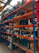 3x Bay of Lightweight Boltless Racking to Include Brass and Plastic Fittings to Lim Bins and