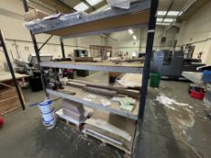 2 No. steel stock rack units, each 1920mm wide x 610mm deep x 2400mm high