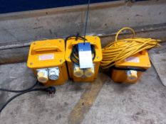 3 x 110v transformers (located in Sowerby Bridge)