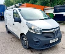 VAUXHALL VIVARO L1 DIESEL 2700 1.6CDTI 95PS H1 Van. Reg: LS18 REU. Mileage: 190,022. MOT : 31.03.