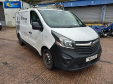 VAUXHALL VIVARO L1 DIESEL 2700 1.6CDTI 115PS H1 Van. Reg: YA66 FEO. Mileage: 195,869. MOT: 12.01.