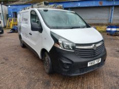 VAUXHALL VIVARO L1 DIESEL 2700 1.6CDTI 115PS H1 Van. Reg: YK65 YDP. Mileage: 273,483. MOT: 15.09.