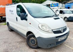 VAUXHALL VIVARO SWB DIESEL 2.0CDTI [115PS] Van 2.7t Euro 5. Reg: NA62 BVM. Mileage: 372,567. MOT: