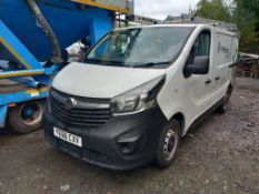 VAUXHALL VIVARO L1 DIESEL 2700 1.6CDTI 90PS H1 Van. Reg: YE66 CXV. Mileage: 205,020. MOT: 21.11.