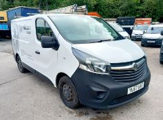 VAUXHALL VIVARO L1 DIESEL 2700 1.6CDTI 95PS H1 Van. Reg: YL67 UAE. Mileage: 172,472. MOT: 29.01.