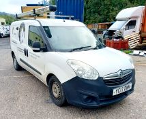 VAUXHALL COMBO L2 DIESEL 2300 1.6 CDTI 16V 105ps H1 Van Euro 6 Reg: YC17 DWK. Mileage: 164,000. MOT: