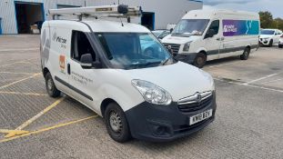 Vauxhall Combo 1.3CDTI 2000 Van, Registration Number KM18 BZV, Mileage : 92,908, Mot until 28th