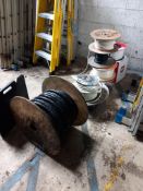 9 x Various Reels of cable (located in Sowerby Bridge)