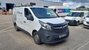 Vauxhall Vivaro 1.6 CDTI 2700 Van, Registration Number YK65 YDR, Mileage : 251,450, Mot until 11th