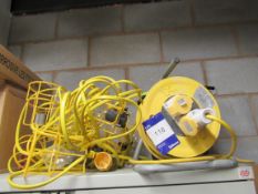 Quantity of 110v extensions and festoon lighting