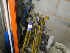 Hilman pipe bending tool and Record pipe clamp