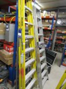 Youngman 7 tread fibreglass step ladder