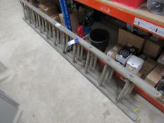 11 tread triple extension aluminium ladder