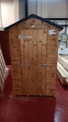 8 x 4 apex shed, Pressure treated battens to base,