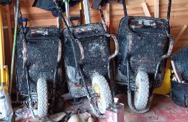 3 x Chillington Wheelbarrows