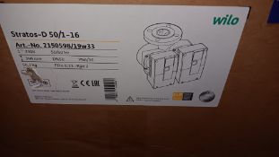 Wilo Stratos D 50/1-16 Glandless Circulation Pump, 50.3kg