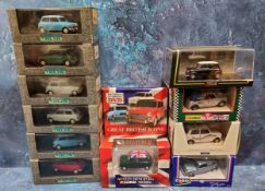 Diecast vehicles - Vitesse 580 Austin Cooper 1963 (3), 581  Morris Copper 1963 (3);  29521 Mini