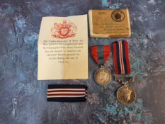 Awarded to '1497119 BDR. Trower R.A. George VI medal, etched 