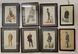 Vanity Fair - After Ape, Carlo Pellegrini (1839-1899)  four Statemen caricatures, No 24, No.8, No