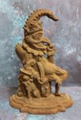 A 19th century cast iron novelty doorstop, in the form of Mr Punch