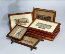 THOMAS STEVENS, A COLLECTION OF TEN STEVENGRAPH PURE SILK WOVEN PICTURES