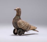 A GERMAN CLOCKWORK PIGEON, CIRCA 1900