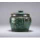 A CHINESE GREEN-GLAZED KAMCHENG, 19TH CENTURY - Image 1 of 2