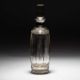 A FRENCH SILVER-COLLARED GLASS DECANTER AND GLASSES SET, POSSIBLY BACCARAT - Image 2 of 3