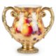A RARE ROYAL WORCESTER FRUIT PAINTED LOVING CUP - Image 1 of 2