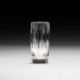 A FRENCH SILVER-COLLARED GLASS DECANTER AND GLASSES SET, POSSIBLY BACCARAT - Image 3 of 3