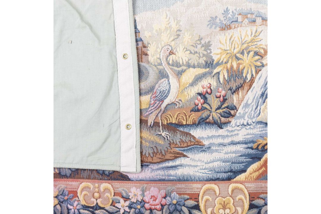 A 20TH CENTURY FRENCH AUBUSSON-TYPE WALL HANGING - Image 2 of 2