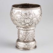 A GERMAN SILVER GOBLET