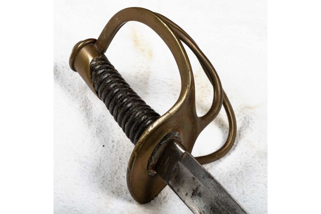 TWO AMERICAN LIGHT CAVALRY SABERS, MODEL 1860 - Image 3 of 3