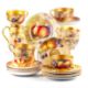 A ROYAL WORCESTER FRUIT PAINTED PARTIAL TEA SERVICE - Image 1 of 5