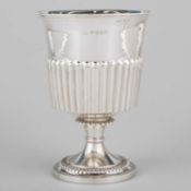 A GEORGE III SILVER GOBLET