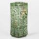 A CHINESE GREEN-COLOURED VASE - Image 1 of 6