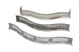 THREE STEEL FENDERS, 18TH/19TH CENTURY