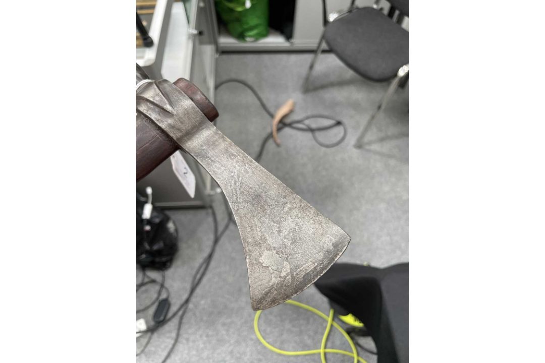 A PIPE TOMAHAWK, CIRCA 1800S - Image 4 of 10