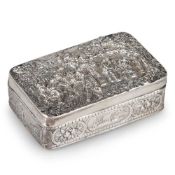 A GERMAN SILVER BOX