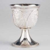 AN ELIZABETH II SCOTTISH SILVER LIMITED EDITION MILLENNIUM COMMEMORATIVE GOBLET