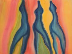 NIKOLAY KIRILOV NIKOV - NICHETO /1924-1989/ "Three Graces"
