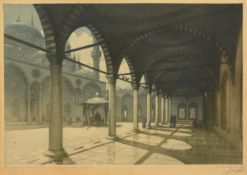 PETAR PETROV MOROZOV /1880-1951/ "La cour de mosque "Sultan Selim" a Andrinople (Turquie)"