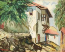 T. CHOLAKOV "Landscape with houses"
