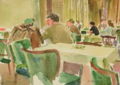 GRIGOR IVANOV NAYDENOV /1895-1983/ "Cafe "Bulgaria"