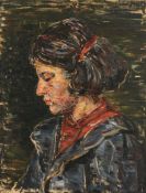 DRAGAN DANAILOV YOVKOV /1873-1948/ "Portrait of a girl"