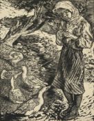 LYUBA TODOROVA PALIKAROVA /1906-1999/ "Goose keeper"