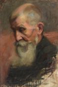 NIKOLA GANEV GANUSHEV /1889-1958/ "Portrait of an old man"
