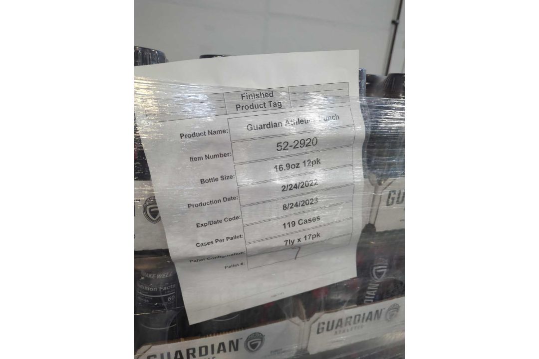 one pallet guardian drinks - Image 2 of 6